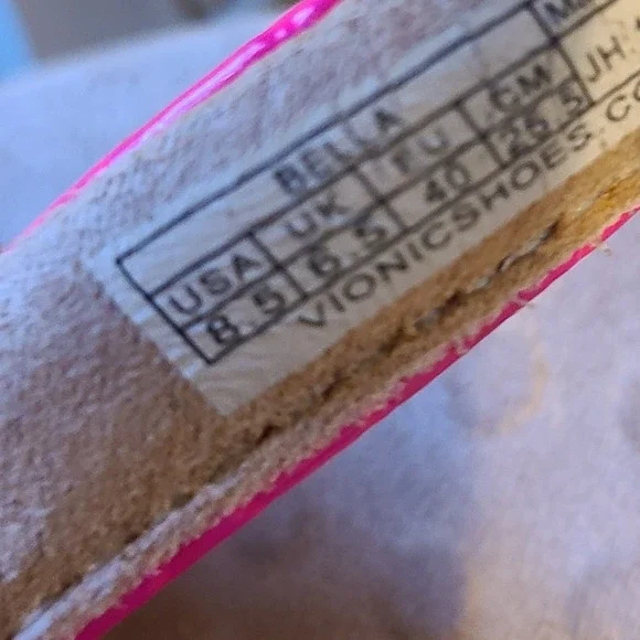 Vionic Sandals Bella II Pink Bow Flip Flop Comfort Orthotic Thongs Womens 8.5 - Picture 7 of 7